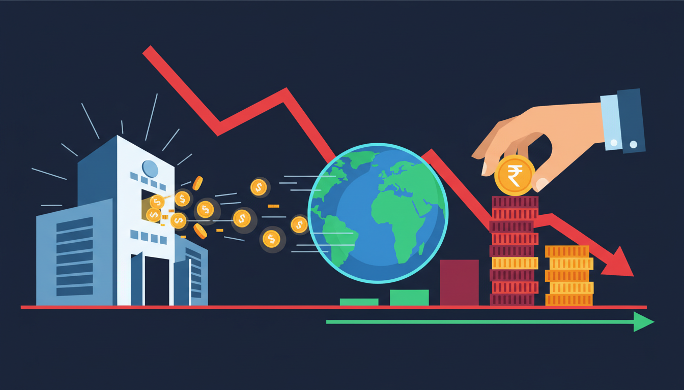 FII selling October 2026: foreign investors pulling money out of Indian stocks while DIIs buy